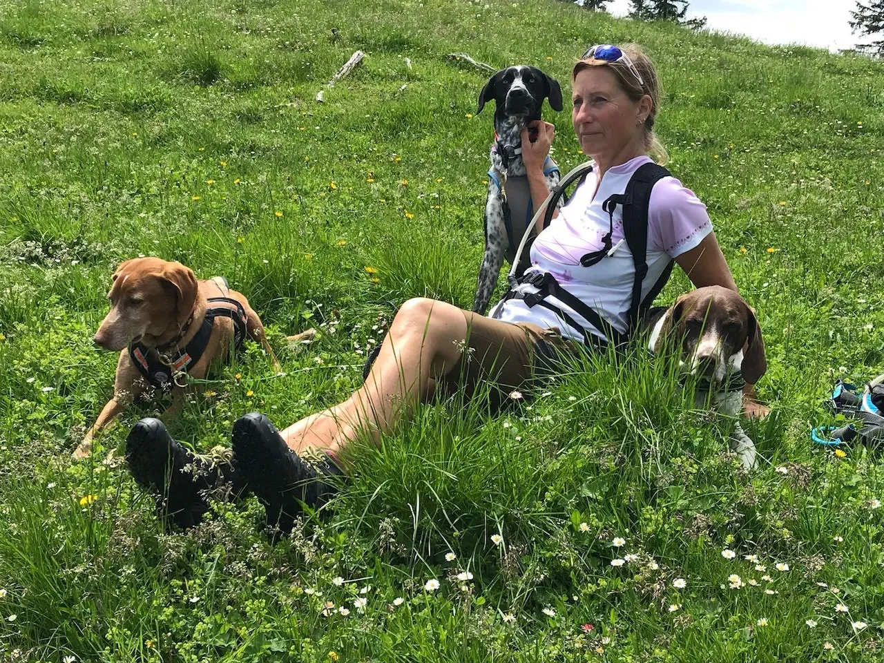 Claudia Rebig-Echsler mit Hund